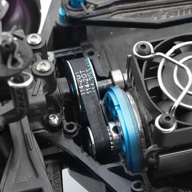 SHEAWA Gear Belt Drive Gear Set Accessory for Tamiya TT02