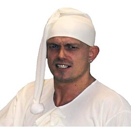 The Dragons Den Unisex Ebeneezer Scrooge Charles Dickens Christmas Carol Fancy Dress Night Cap [Adult Nightcap]