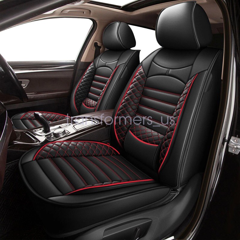 Soillar For 2007-2023 Jeep Wrangler Leather Car Seat Covers 5-Seats