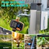 TRJZWA Solar Hose Timer 2000mAh - Smart Watering System w/
