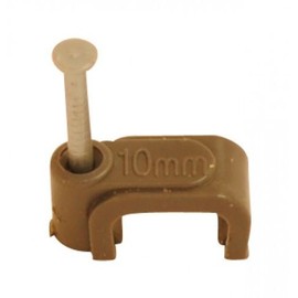 Fort Fasteners Cable Clip Twin and Earth 2.5mm Grey Pack of 100