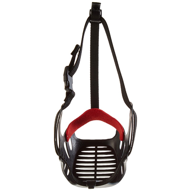 Croci Hundemaulkorb, Verstellbarer Hundemaulkorb, Kunststoff-Gesichtskorb, gegen Bisse, Anti-Bellen, 42 cm