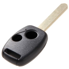 Bowarepro Honda 2 Button Remote Key Shell Blank Key Pilot Civic Accord CRV Uncut Keyless Case Joint Key Spare Key