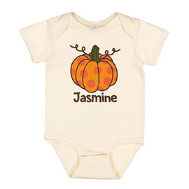 Pumpkin Jasmine Baby Infant One Piece Bodysuit 6 Months Natural