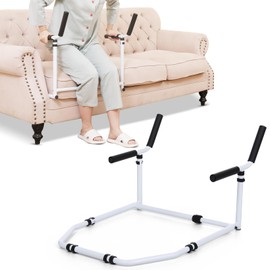 Fanwer Stand Assist for Couch and Sofa, Settee Lift Assist for Elderly, Y-Shaped Grab Bar Standing Aid for Patients, Adults, Seniors and Disabled, Adjustable Daily Living Mobility Aid, Black
