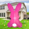 Easter Inflatable Yard Decorations-Easter Bunny Blow Up Cute Rabbits Theme