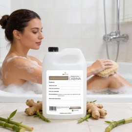 Jabón Liquido Corporal a Granel Biodegradable Vegano de Jengibre 1 Galón Sin Sulfatos Beohemp                                                         