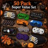 50 Pcs Halloween Sleep Eye Masks Bulk for Women Adjustable