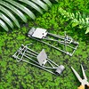 Qualirey 12 Pcs Outdoor Gopher Trap Easy Set Mole Trap