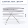Minky York Ironing Board with Extra Wide Ironing Surface |