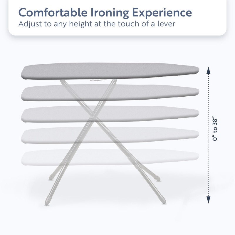 Minky York Ironing Board with Extra Wide Ironing Surface |