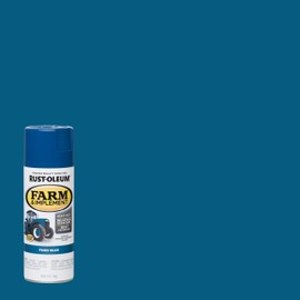 Rust-Oleum 280131-6PK Farm & Implement Spray Paint, 12 oz, Ford Blue, 6 Pack
