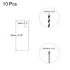 sourcing map 10 Pcs 0.35mm HSS(High Speed Steel) W6542 Micro