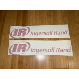 Ingersoll Rand 18” IR Ingersoll Rand Sticker (set of 2) Air Compressor Bobcat Decal Replacement