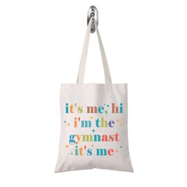 TSOTMO Gymnast Gymnastics Team Gift Gymnast Graduation Gift It's Me, Hi I'm The Gymnast It's Me Bag Gift For Women (gymnast tote)