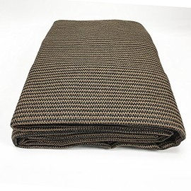 Alion Home Sun Shade Fabric, UV Sunblock Breathable Screen Mesh for Fence, Garden, Backyard, Outdoor, Patio, Pergola, Greenhouse, Barn (10 x 50 FT, Mocha Brown)