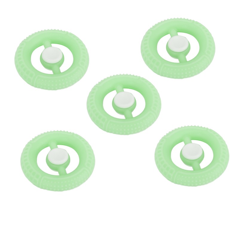 5PCS Rotating Spinning Round Grip Ring Tyre Shape Rotating Spinning