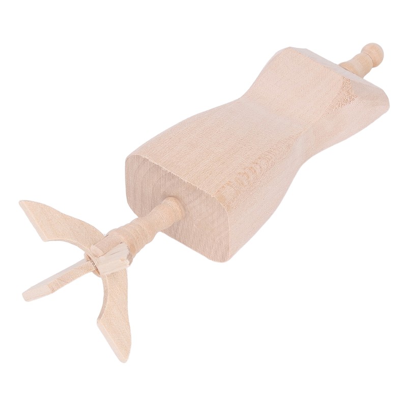 Dollhouse Wooden Mannequin 1:12 Lightweight Mini Clothes Display Holder Model