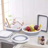 Collapsible Dish Drying Rack Portable Dish Drainer Dinnerware Organizer for