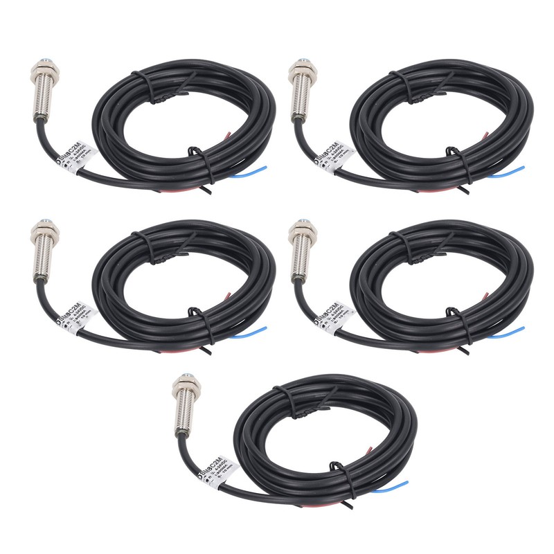 5Pcs Proximity Sensor Approach Switch 4‑24VDC NPN Normally Open for