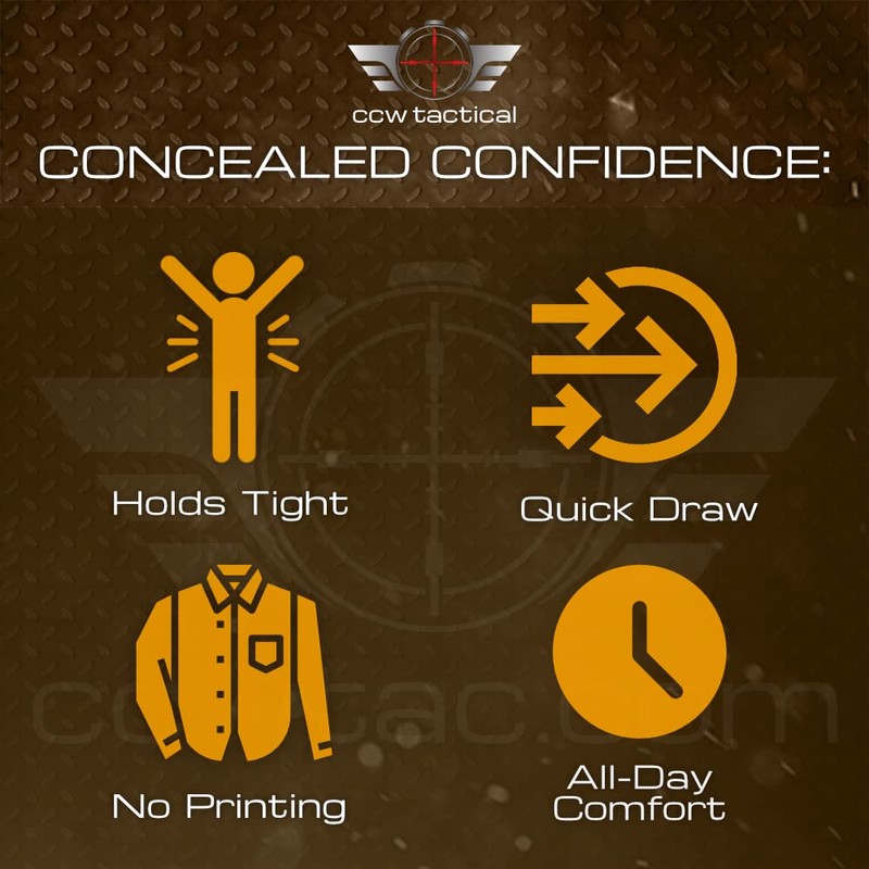 CCW Tactical Concealed Carry Holster Shirt | Secure Hook &