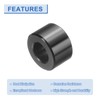 uxcell 10 Pcs Aluminum Spacer, 1/4" Bore x 1/2" OD