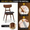 16 Pcs Grey Premium Chair Leg Socks Protectors for Hardwood