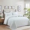 MarCielo 3-Piece 100% Cotton Oversized Bedspread Set Coverlet Set Lightweight