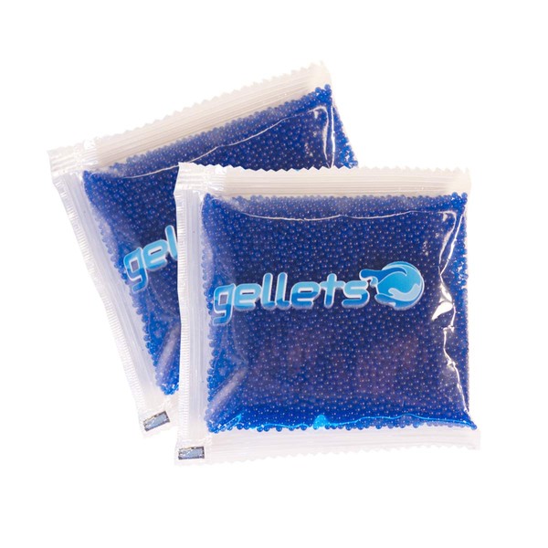Gel Blaster Gellets Refill Ammo (2 Pack – 10,000 Gellets Per Pack) – Made for Gel Blaster Water Blasters – Eco Friendly, Non-Toxic, Water Based Gel Balls,  Blue