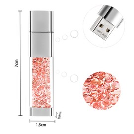 Lovely Diamond - Memoria USB 2.0, diseño de péndulo, Memory Stick, Rosado, 32 GB