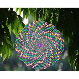 Unbranded Optical Illusion V3 10inch Wind Spinner Gift Birthday Christmas Fun