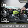 SnapFresh Cordless Electric Ratchet Wrench – 55 ft-lbs Torque, 12V