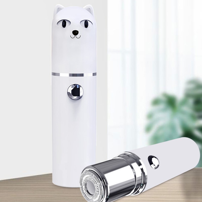 Mini Beard Trimmer USB Charging Electric Pocket Beard Clipper Gentle