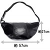CMY Select Men's Body Bag, Crossbody Bag, Shoulder Bag, black