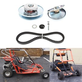munirater 30 Series 3/4 Driver 5/8 Driven 7 Diameter Clutch Kit with Belt 203591 Replacement for Karts