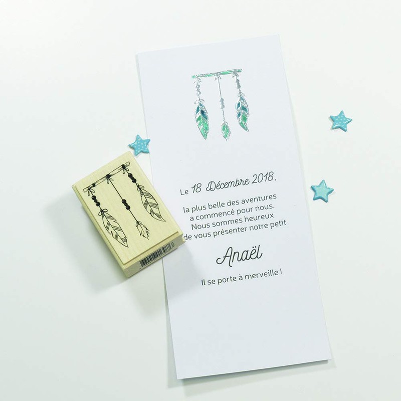 Aladine 01282 Stamp G Cigogne and Baby