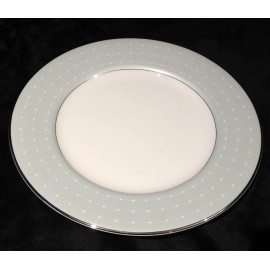 Waterford Monique Lhuillier Etoile Platinum Blue Accent Plate 9" NEW