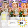 MAXvolador G9 LED Bulb Dimmable, Daylight White 6000K, 40W T4