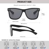 Vanolu Rimless Mirrored Sunglasses for Women Men, UV400 Protection Glasses
