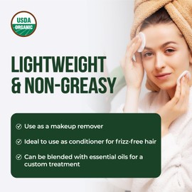 uh*Roh*Muh USDA Certified Organic Calendula Oil for Skin - 100% Pure Natural Calendula Essential Oil for Face - Calendula Oil Organic for Hair Health, Body Lotions, Soaps & Moisturizer - 16 Fl Oz