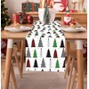 MUNILAIL 6 PCS Christmas Table Runner Plastic 14 x 108