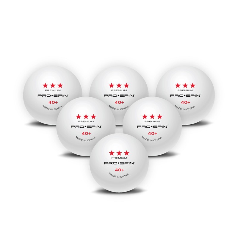 PRO SPIN Ping Pong Balls - Premium 3-Star Competition Level
