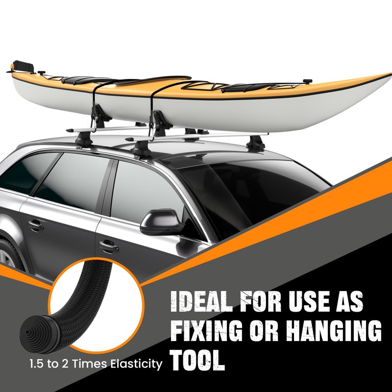 Adjustable Bungee Cords with Hooks 24 Inch Long Superior Latex