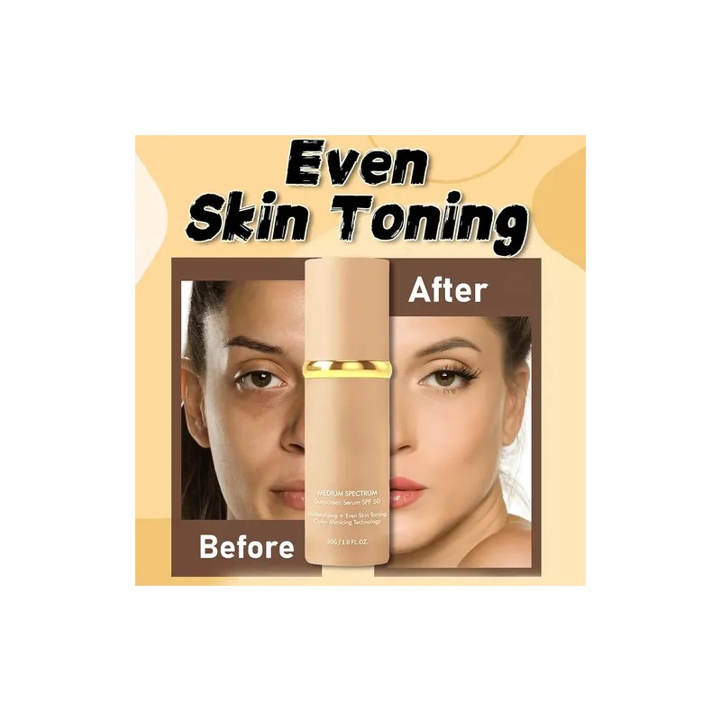 Bases Maquillaje 4 En 1 Spf50 Proteccion Solar Antiagua 30ml