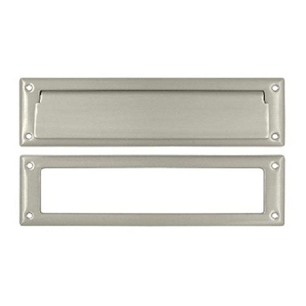 Deltana MS211U15 13 1/8-Inch Mail Slot with Solid Brass Interior Frame