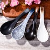 4 Pieces Japanese Soup Spoons, Asian Soup Spoon Suitable for