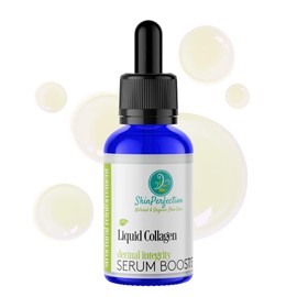Liquid Collagen Peptides Serum Booster for Face Elasticity Firming DIY Natural Ingredient Marine Collagen Soluble Plumper Mix in Any Hyaluronic Acid Serum or Facial Cream Skin Perfection .5 oz