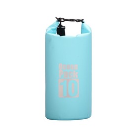 Bear Outdoor Dry Sack/Waterproof Bag for Boating, Kayaking, Hiking, Snowboarding, Camping, Rafting, Fishing and Backpacking (Light Blue, 10L), BO-BAGS-001