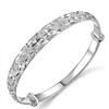 Jewelry Silver Womens Charm Bangle Bracelet Gift Durable and clever