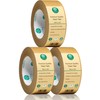 ecotru Ultra Strong Kraft Paper Packing Tape, Heavy Duty Brown